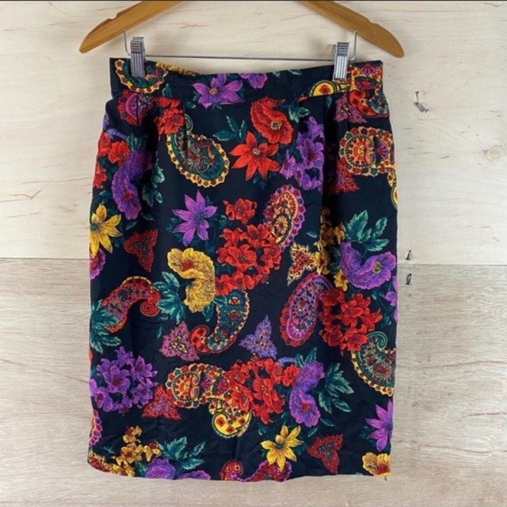 Norton McNaughton Vintage Paisley Skirt